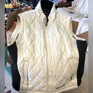 Marmot Quilted Vest - white/off-white EUC
